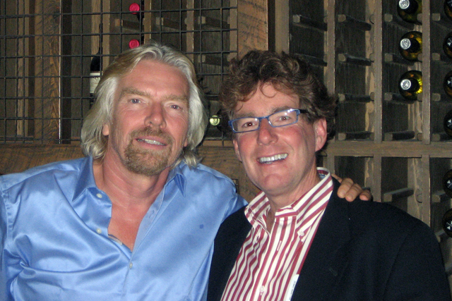 Richard Branson and Jim Mallahan