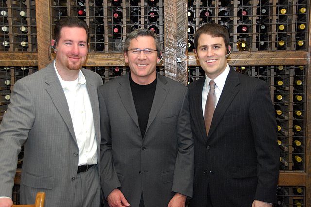 Chris Hicken and Rick Mills (Headsets.com) with Rob Carter