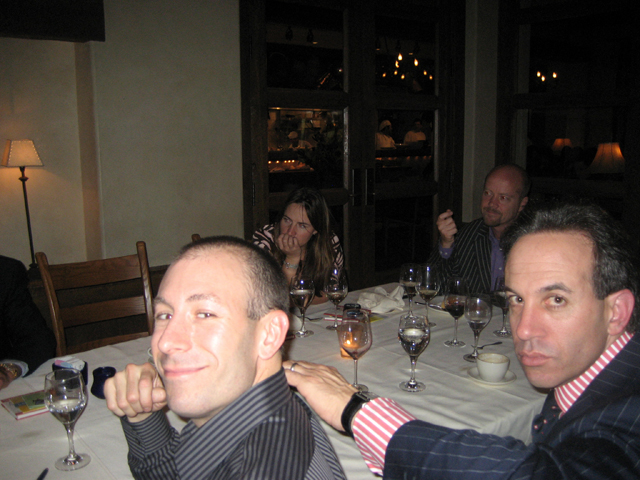 Joe Polish and Ben Altadonna. Two of the worlds greatest marketers in one room and sitting together!